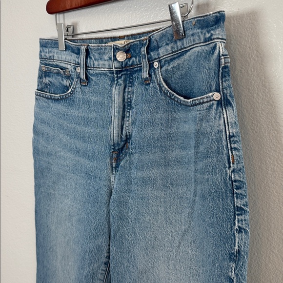 Madewell Wide Leg Classic Blue Women's Jeans - Picture 6 of 14